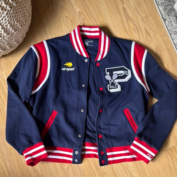 Polo Ralph Lauren Jackets & Blazers - Polo Ralph Lauren US Open Ball Boy Varsity Jacket
